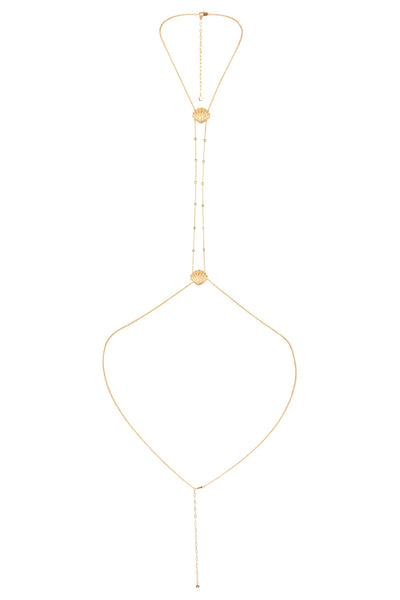 Shell Body Chain - Gold Tone - SHOPJAUS - JAUS
