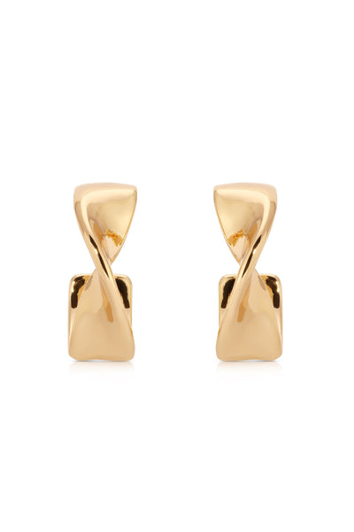 Twist Small Hoop Earrings - SHOPJAUS - JAUS