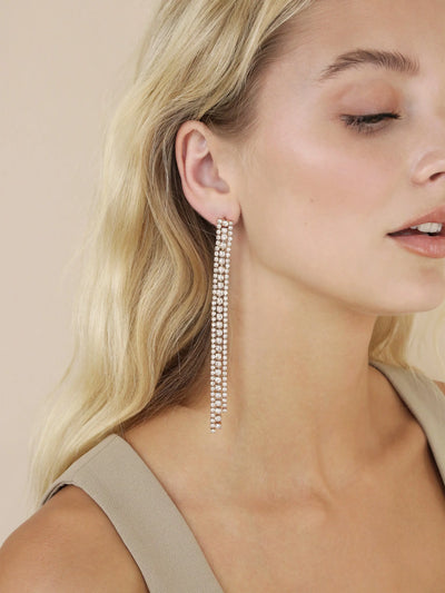 Your Moment Crystal Dangle Earrings