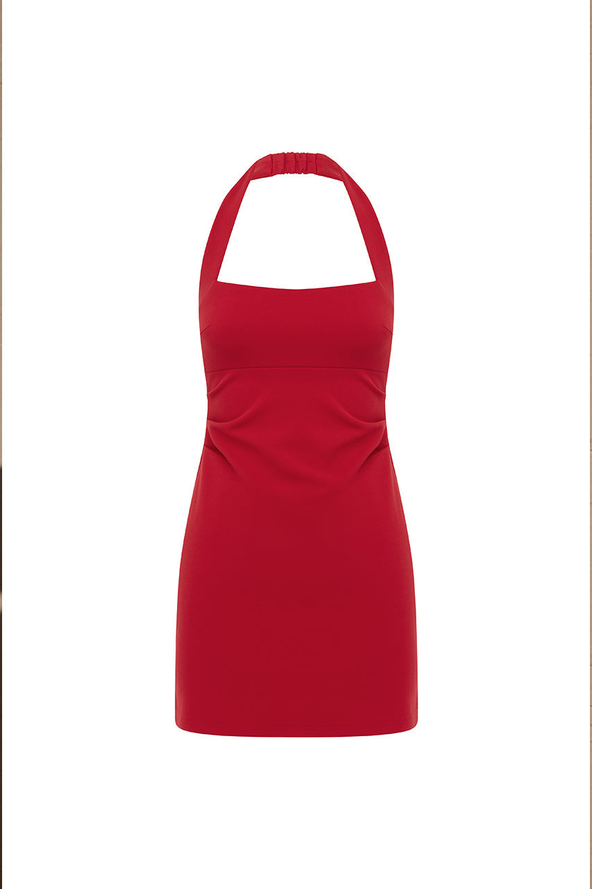 Franka Mini Dress - Red - SHOPJAUS - JAUS