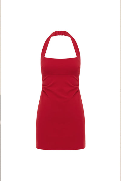 Franka Mini Dress - Red - SHOPJAUS - JAUS