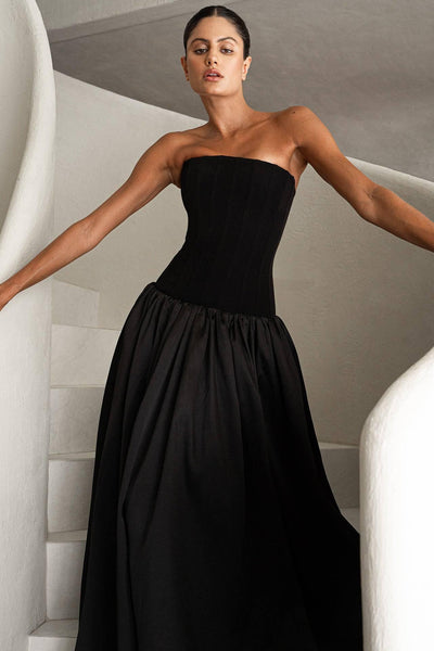 Frances Gown - Black - SHOPJAUS - JAUS