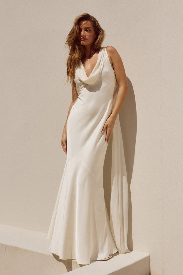 Gabriella Maxi Dress - Ivory | JAUS XSmall / Ivory
