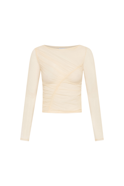 Elodie Top - Chalk - SHOPJAUS - JAUS