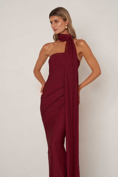 Gabriella Dress - Cherry Red - SHOPJAUS - JAUS