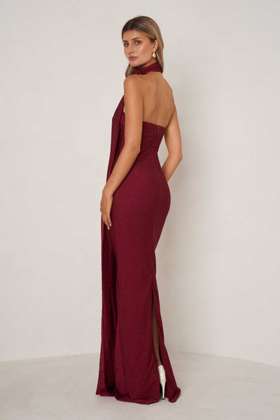 Gabriella Dress - Cherry Red - SHOPJAUS - JAUS