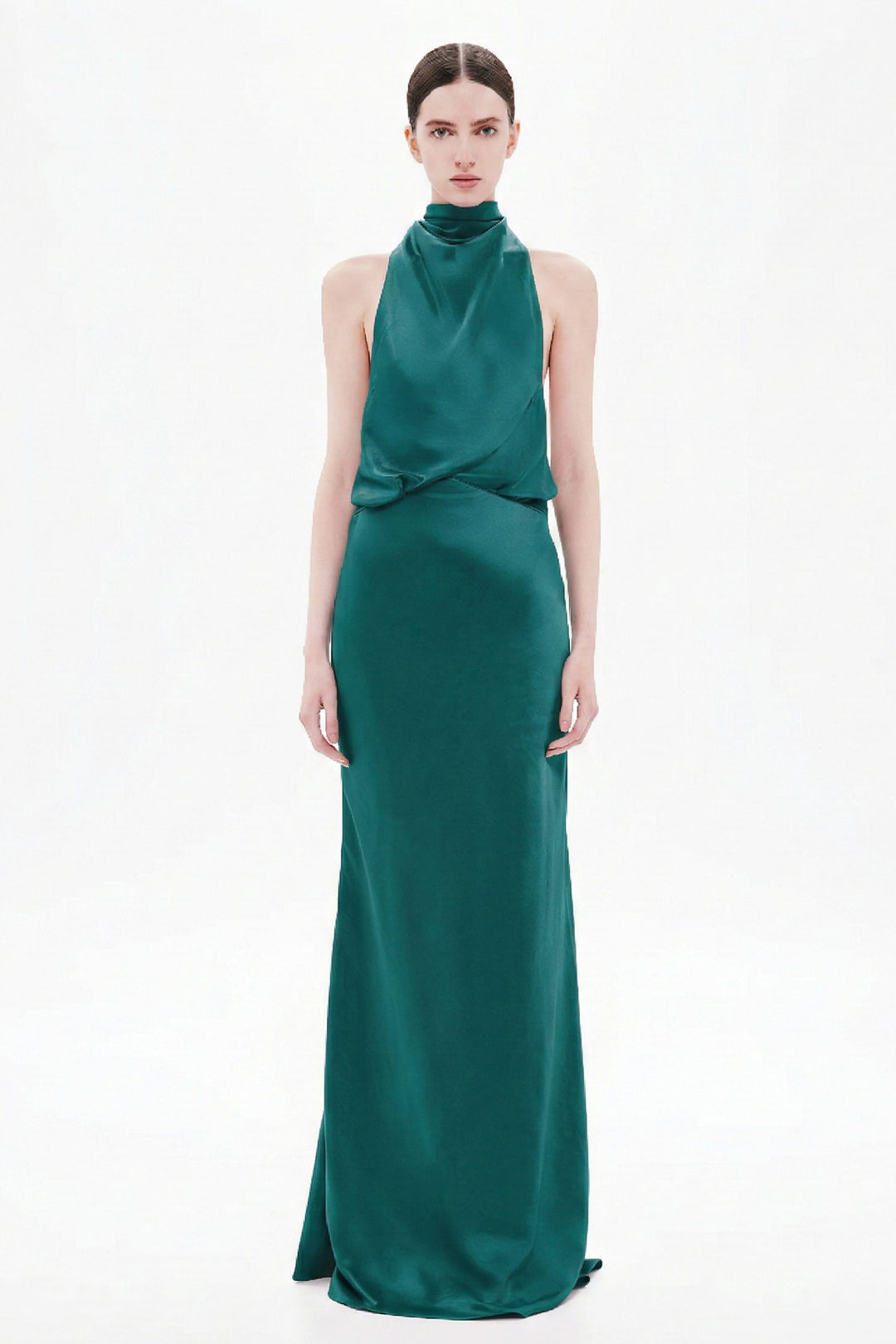 misha bridesmaid dresses Cameron Satin Dress Options:6t flattering and flexible fit. Ecom Body Type:FIT & FLARE Zara blue cowl neck