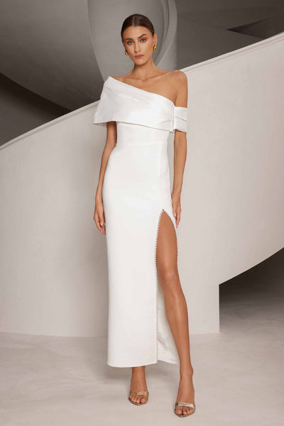 Gigi Dress - White - SHOPJAUS - JAUS