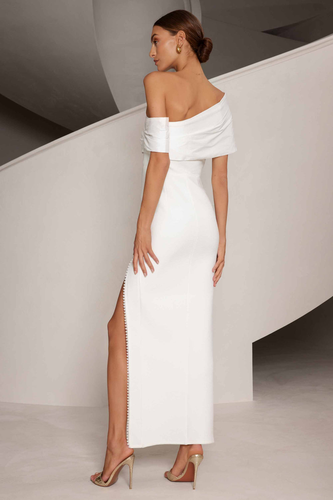 Gigi Dress - White - SHOPJAUS - JAUS