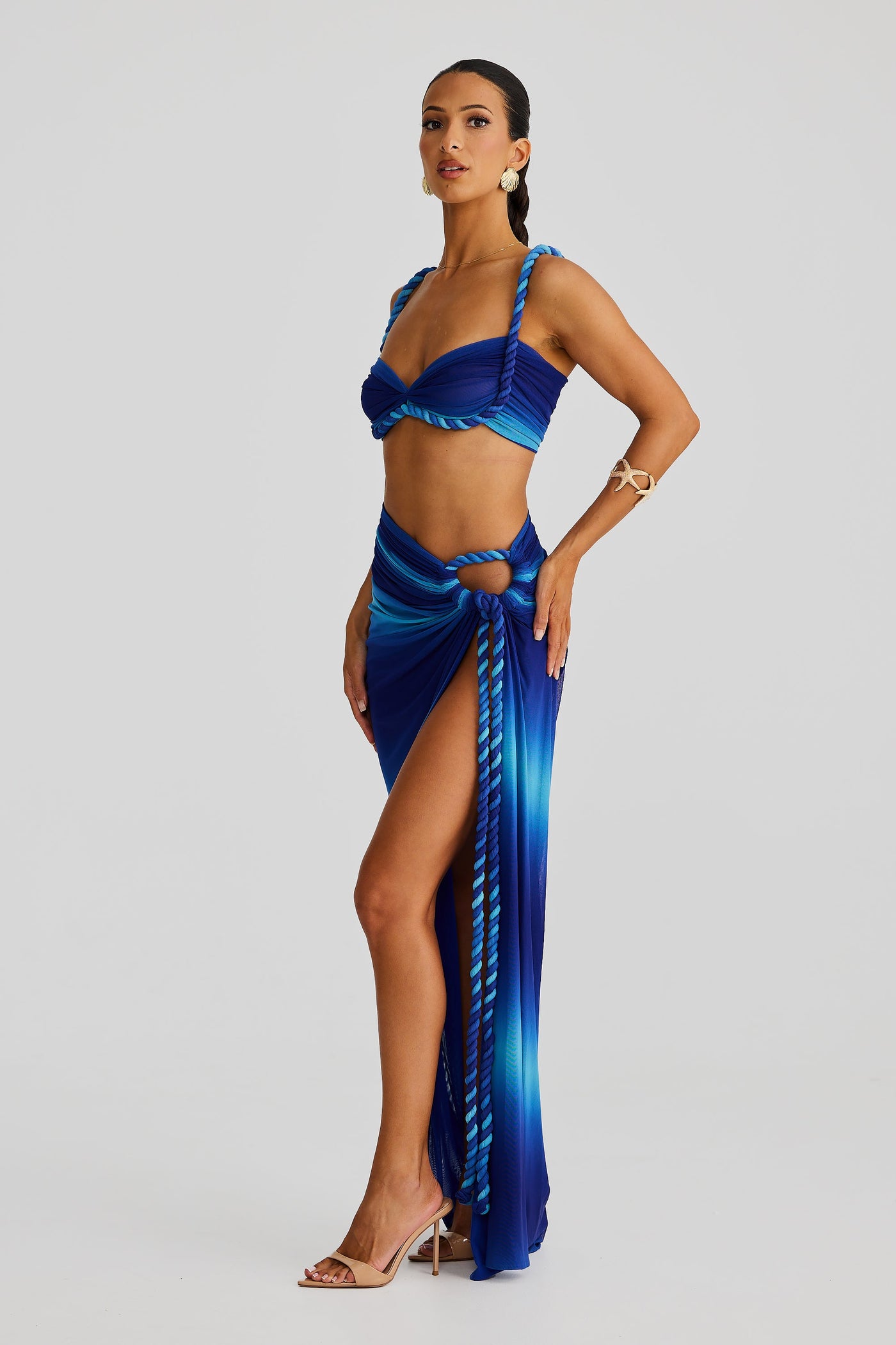 Saira Skirt - Blue Ombre - SHOPJAUS - JAUS