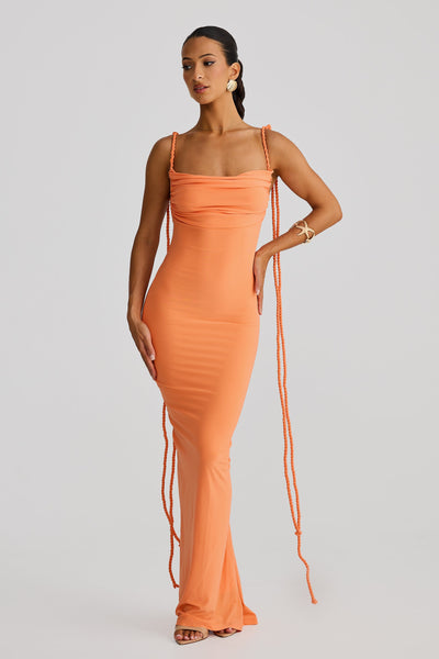 Amora Gown - Papaya - SHOPJAUS - JAUS