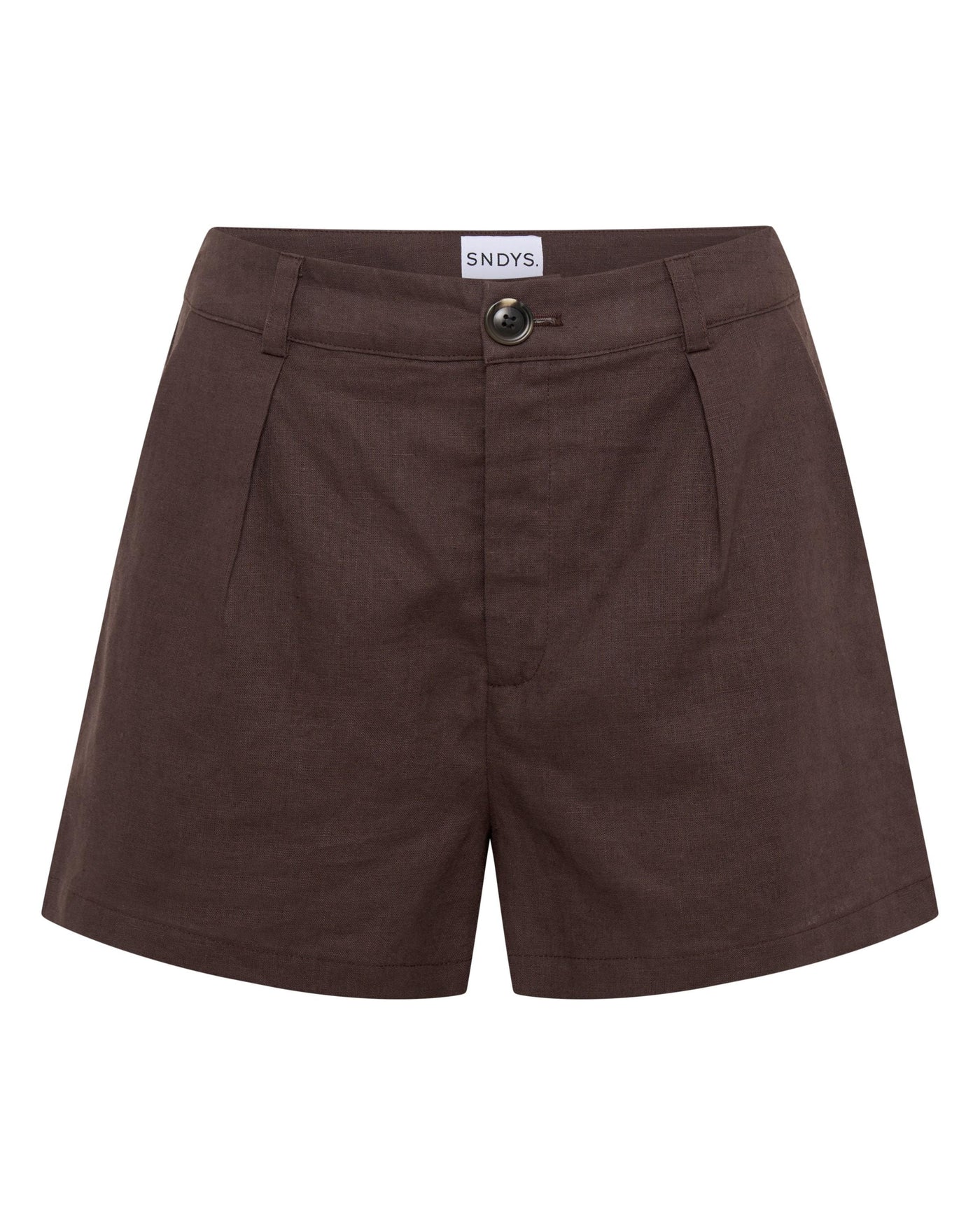 Hale Linen Short - Chocolate - SHOPJAUS - JAUS