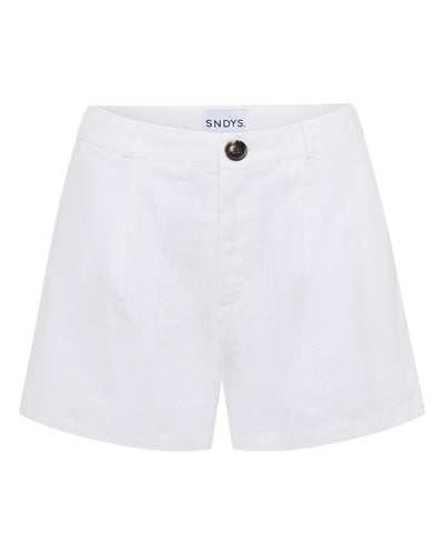 Hale Linen Short - White - SHOPJAUS - JAUS