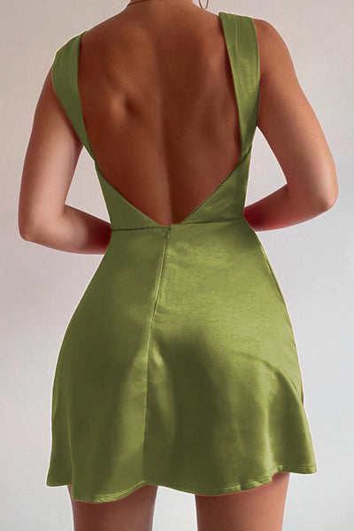 Havanna Mini Dress - Lime - SHOPJAUS - JAUS