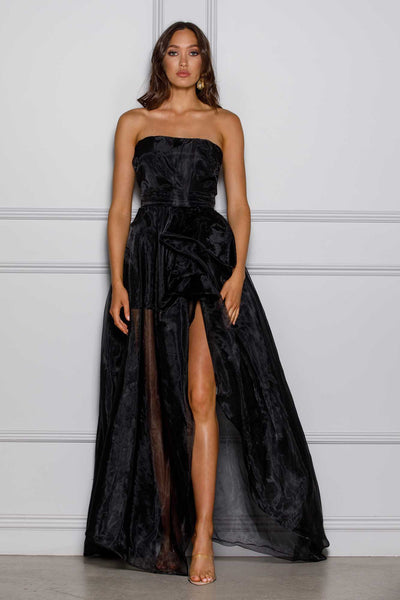 Hazel Gown - Black - SHOPJAUS - JAUS