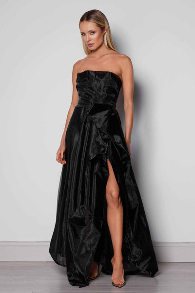 Hazel Gown - Black - SHOPJAUS - JAUS
