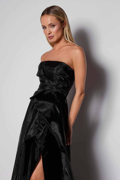 Hazel Gown - Black - SHOPJAUS - JAUS