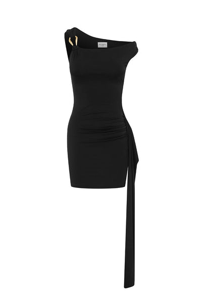 Jasmine Mini Dress - Black - SHOPJAUS - JAUS