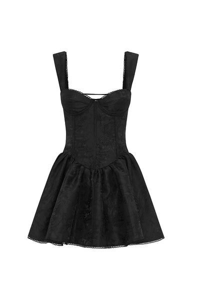 Joelle Mini Dress - Black - SHOPJAUS - JAUS