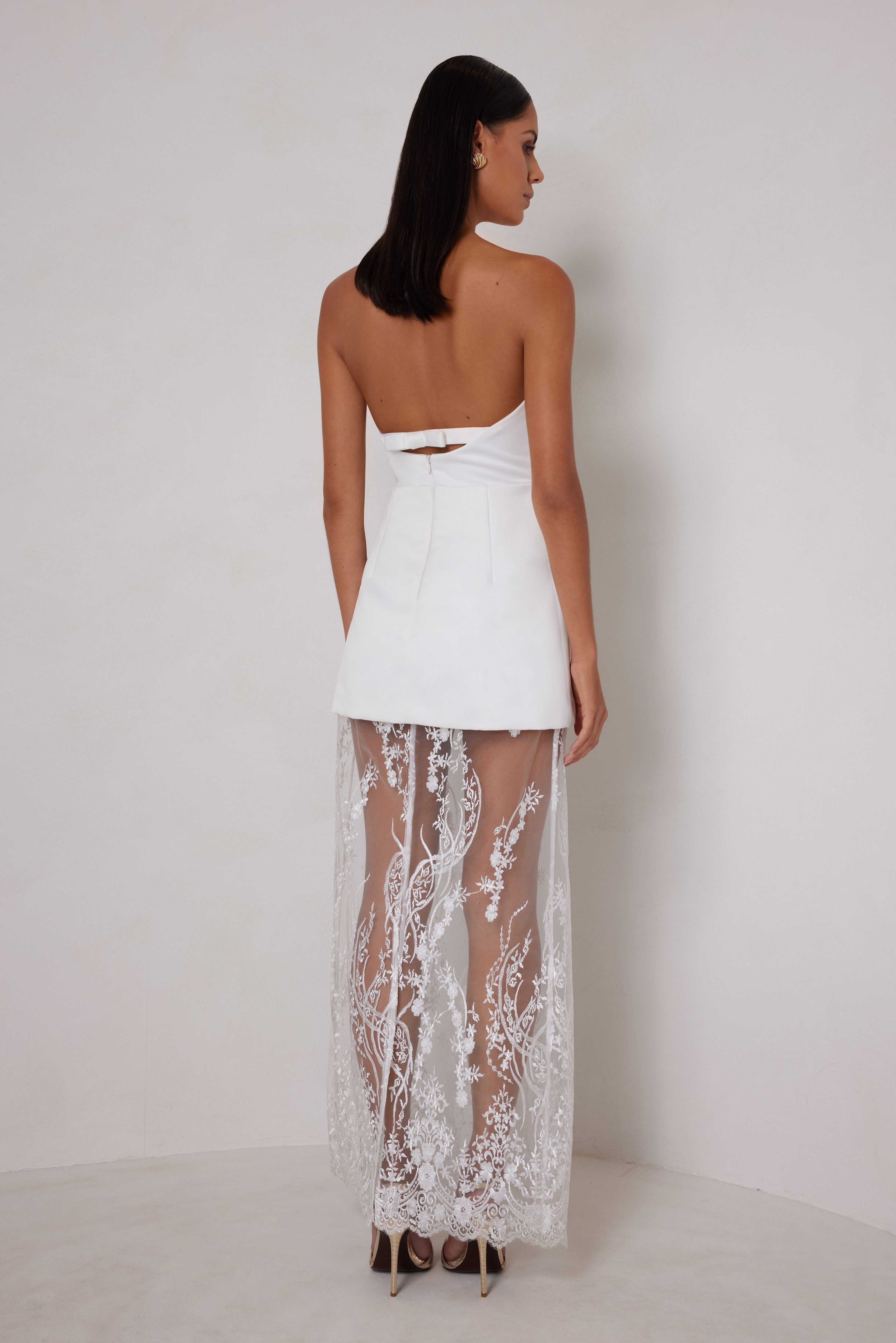 janice maxi dress Elle Zeitoune Janice Dress - White