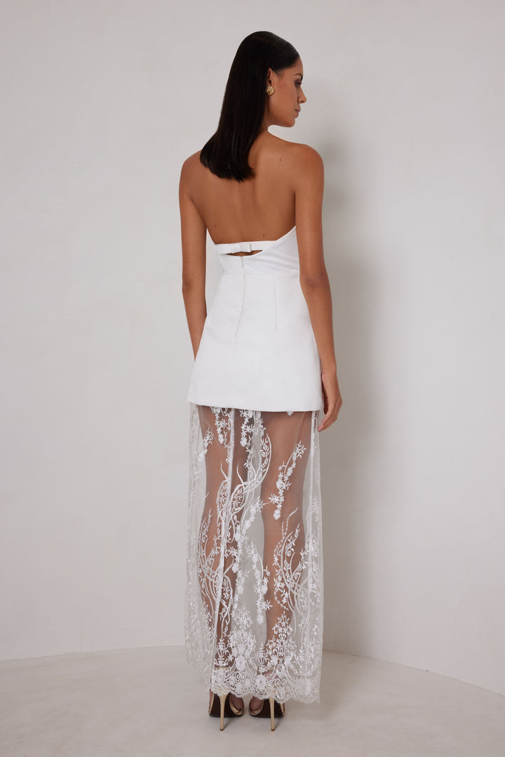 Elle Zeitoune Janice Dress - White