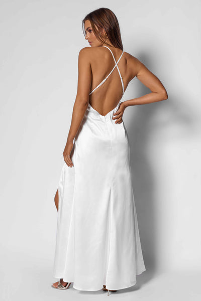 Jean Gown - White - SHOPJAUS - JAUS