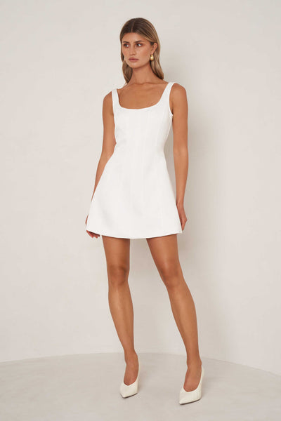 Josephine Dress - White - SHOPJAUS - JAUS