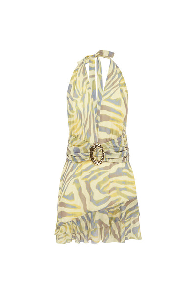 Kiata Mini Dress - Sivella Print - SHOPJAUS - JAUS