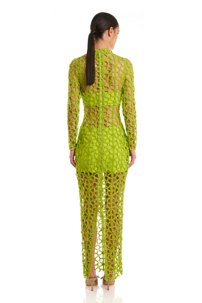 Kallum Dress - Lime - SHOPJAUS - JAUS