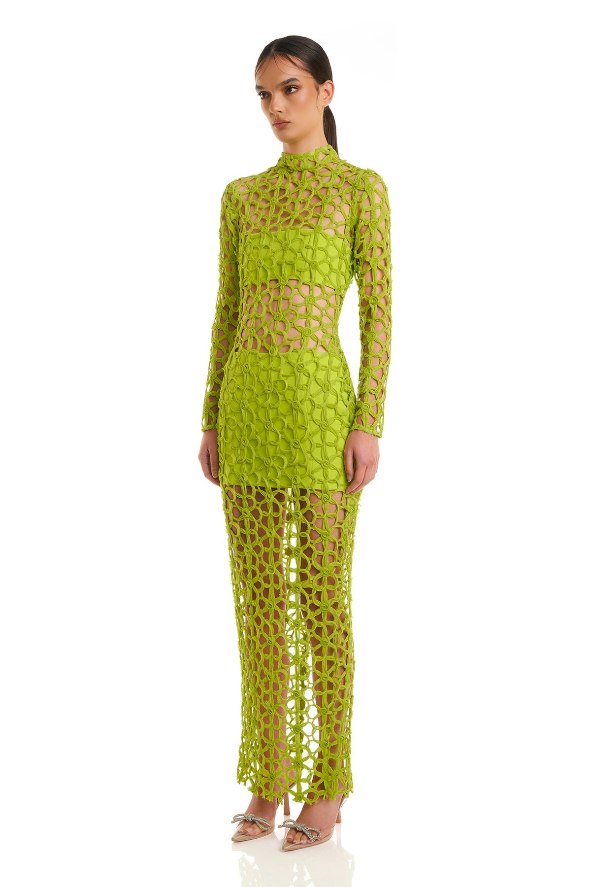 Kallum Dress - Lime - SHOPJAUS - JAUS