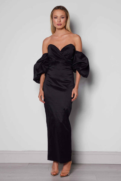 Karter Dress - Black - SHOPJAUS - JAUS