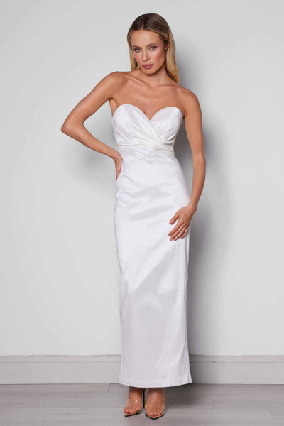 Karter Dress - White - SHOPJAUS - JAUS