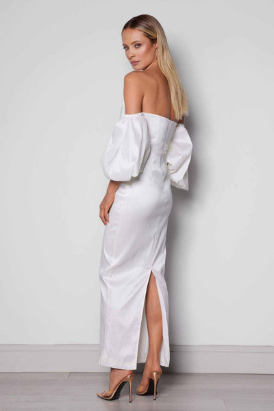 Karter Dress - White - SHOPJAUS - JAUS