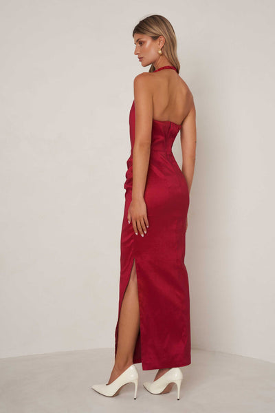 Kinsley Dress - Ruby Red - SHOPJAUS - JAUS