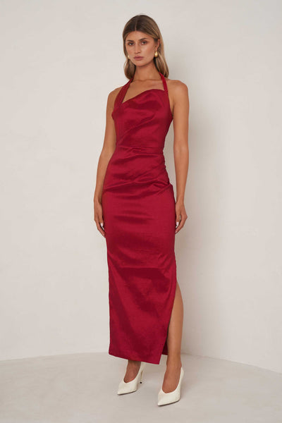 Kinsley Dress - Ruby Red - SHOPJAUS - JAUS