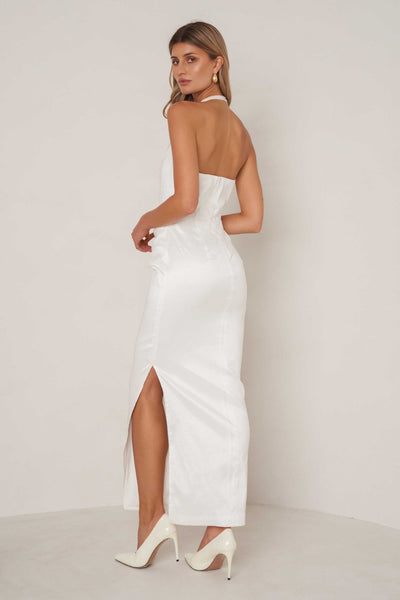 Kinsley Dress - White - SHOPJAUS - JAUS