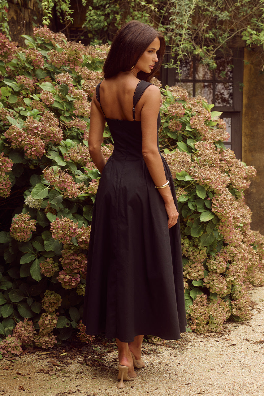 lani midi dress Lani Midi Dress - Black