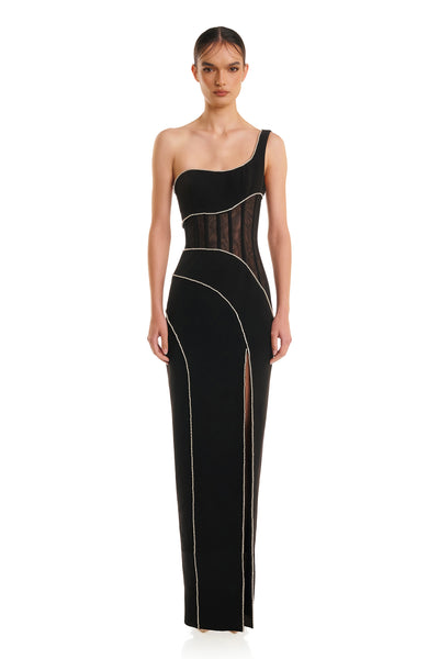 Lunya Gown - Black - SHOPJAUS - JAUS