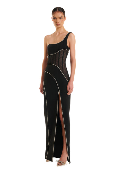 Lunya Gown - Black - SHOPJAUS - JAUS