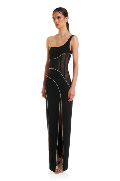 Lunya Gown - Black - SHOPJAUS - JAUS