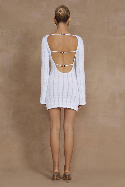 Montana Mini Dress - White - SHOPJAUS - JAUS