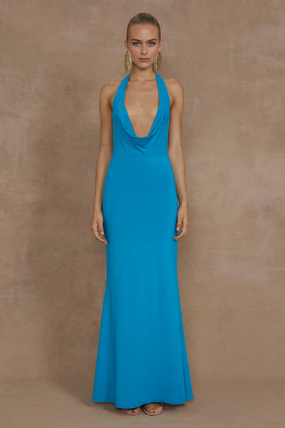 Lori Maxi Dress - Aqua - SHOPJAUS - JAUS
