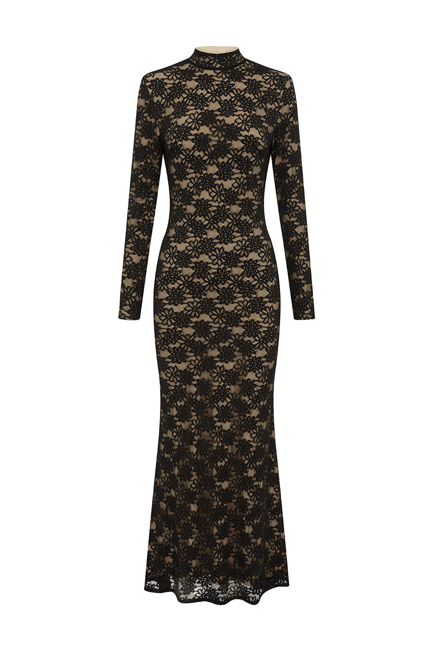 Maeya Maxi Dress - Black - SHOPJAUS - JAUS