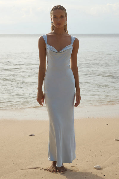 Margo Maxi Dress - Ice Blue - SHOPJAUS - JAUS