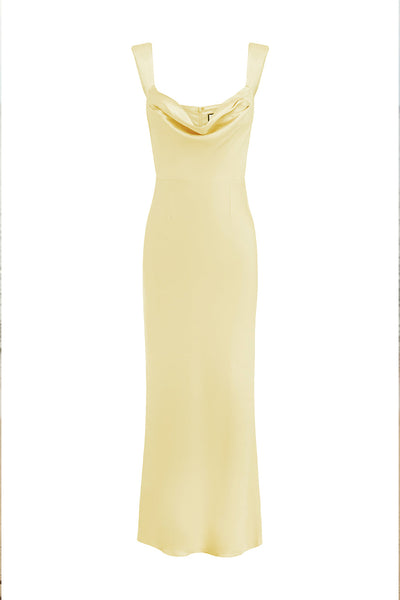 Margo Maxi Dress - Lemon - SHOPJAUS - JAUS