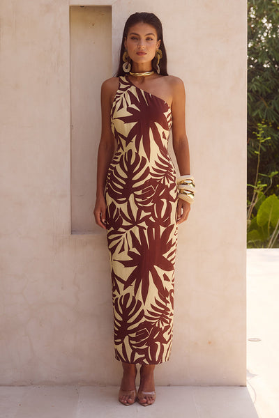Matelo Midi Dress - Matelo Print - SHOPJAUS - JAUS