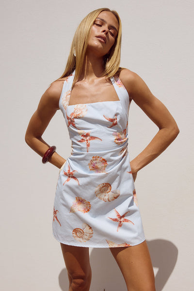 Mindy Mini Dress - Blue - SHOPJAUS - JAUS