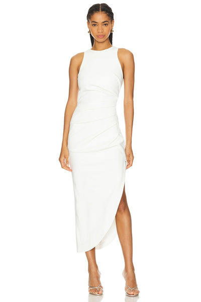 Misha Ida Midi Dress - Ivory - SHOPJAUS - JAUS