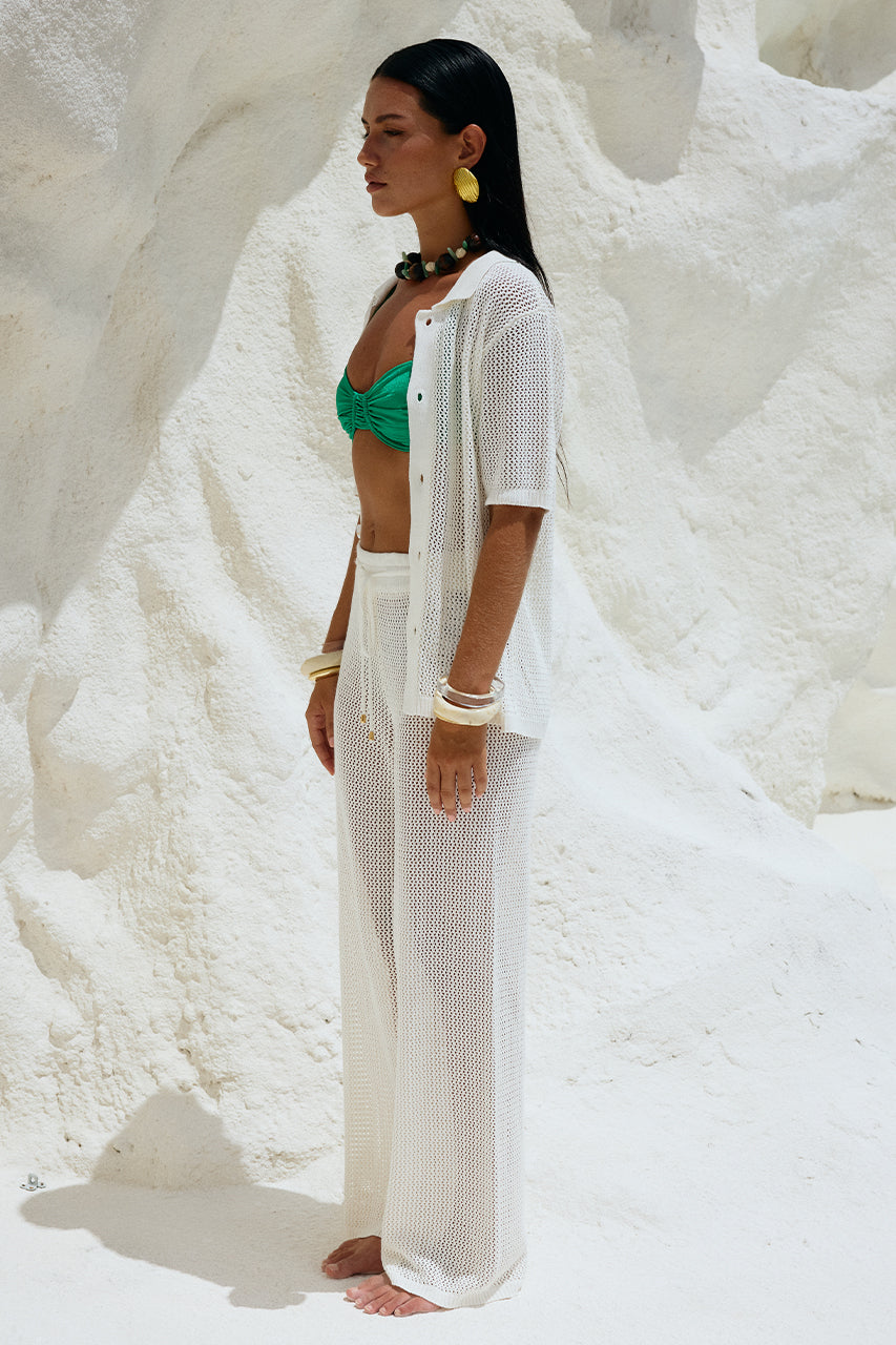 Myrah Pant - White - SHOPJAUS - JAUS