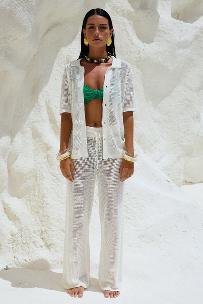 Myrah Pant - White - SHOPJAUS - JAUS